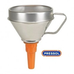 Χωνί μεταλλικό με σίτα (200mm) PRESSOL 02344 Χωνί μεταλλικό με σίτα (200mm) PRESSOL 02344
