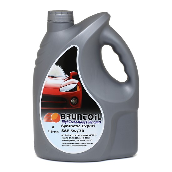 Λάδι 5W-30 4L βενζίνης SYNTHETIC EXPERT BRUNTOIL 4L | Mastras