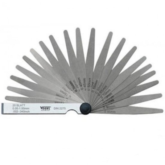 Φίλερ mm & inch (26 τεμ.) VOGEL