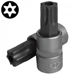 Καρυδάκι allen TORX με τρύπα 1/2'' T80Hx70mm FORCE