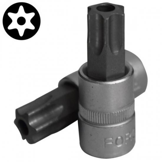 Καρυδάκι allen TORX με τρύπα 1/2'' T60Hx55mm FORCE