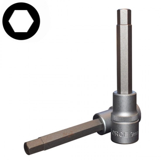 Καρυδάκι allen 1/2'' 9x100mm μακρύ FORCE