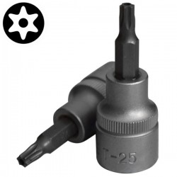 Καρυδάκι allen TORX με τρύπα 1/2'' T25Hx55mm FORCE