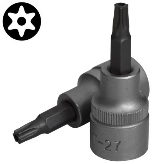 Καρυδάκι allen TORX με τρύπα 1/2'' T27Hx55mm FORCE