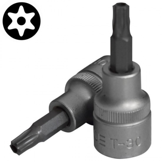 Καρυδάκι allen TORX με τρύπα 1/2'' T30Hx55mm FORCE