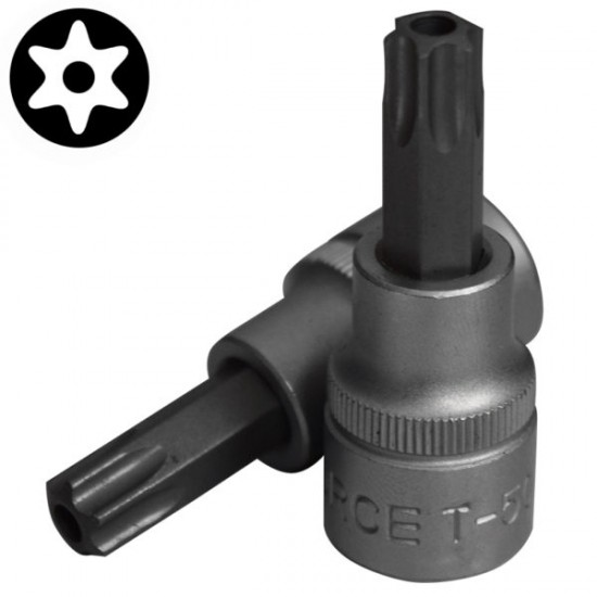 Καρυδάκι allen TORX με τρύπα 1/2'' T50Hx55mm FORCE