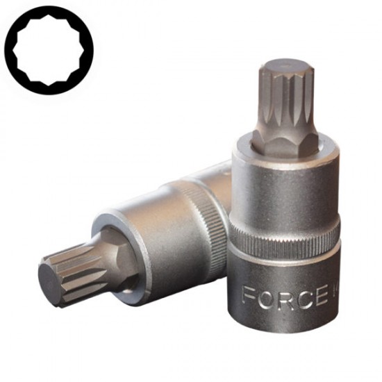 Καρυδάκι allen πολύσφηνο 1/2'' 12x55mm FORCE