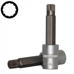 Καρυδάκι allen πολύσφηνο 1/2'' 14x100mm μακρύ FORCE