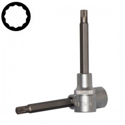 Καρυδάκι allen πολύσφηνο 1/2'' 8x100mm μακρύ FORCE