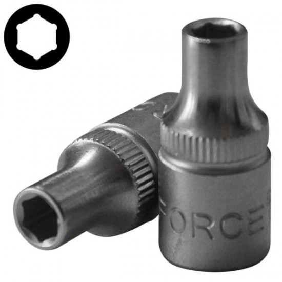 Καρυδάκι εξάγωνο 1/4'' 4,5mm FORCE