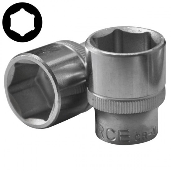 Καρυδάκι εξάγωνο 3/8'' 17mm FORCE