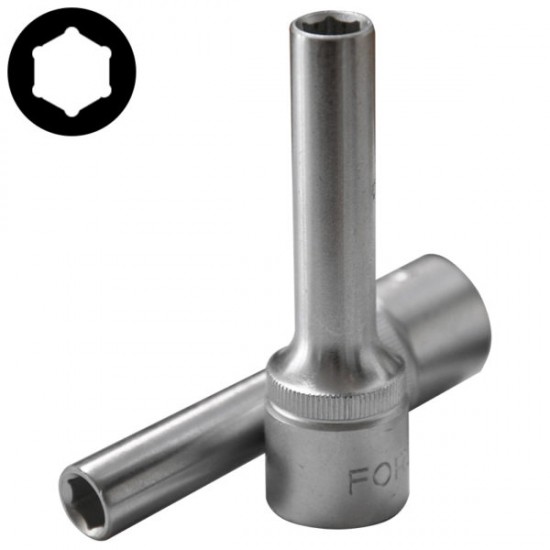 Καρυδάκι μακρύ εξάγωνο 1/2'' 12mm FORCE