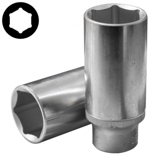 Καρυδάκι μακρύ εξάγωνο 1/2'' 26mm FORCE Καρυδάκι μακρύ εξάγωνο 1/2'' 26mm FORCE
