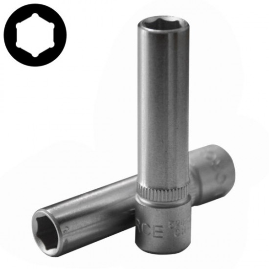 Καρυδάκι μακρύ εξάγωνο 1/4'' 12mm FORCE