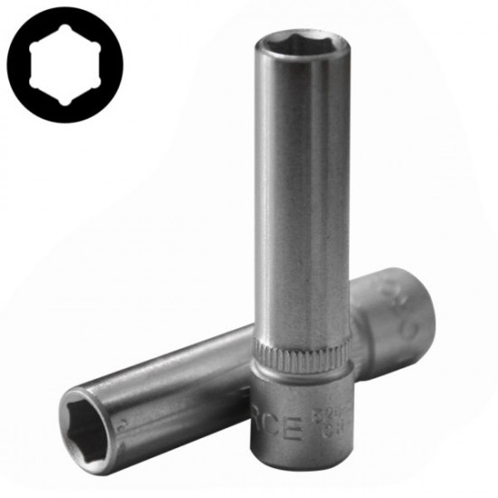 Καρυδάκι μακρύ εξάγωνο 1/4'' 13mm FORCE