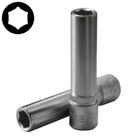 Καρυδάκι μακρύ εξάγωνο 1/4'' 8mm FORCE