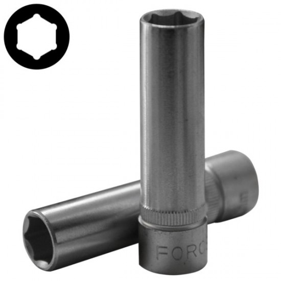 Καρυδάκι μακρύ εξάγωνο 3/8'' 10mm FORCE Καρυδάκι μακρύ εξάγωνο 3/8'' 10mm FORCE