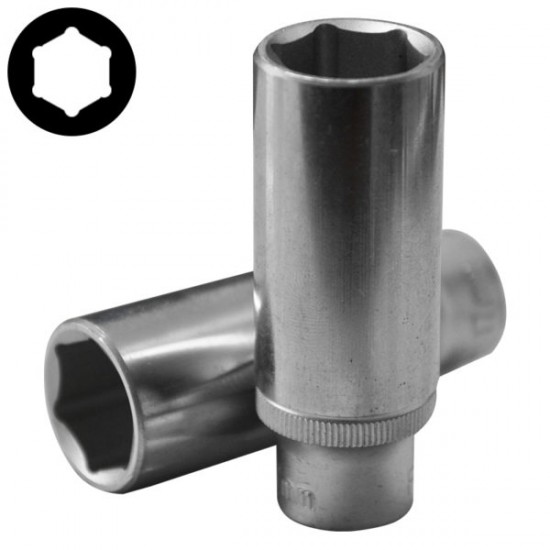 Καρυδάκι μακρύ εξάγωνο 3/8'' 17mm FORCE Καρυδάκι μακρύ εξάγωνο 3/8'' 17mm FORCE