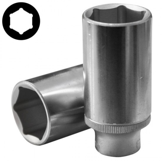 Καρυδάκι μακρύ εξάγωνο 3/8'' 24mm FORCE