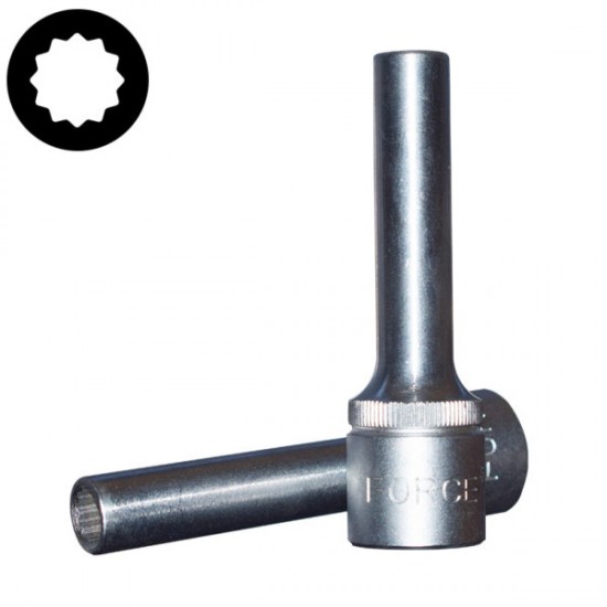 Καρυδάκι μακρύ πολύγωνο 1/2'' 10mm FORCE