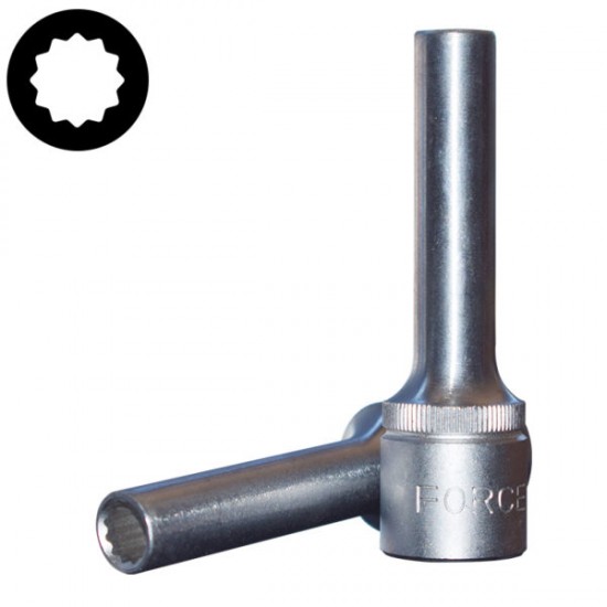 Καρυδάκι μακρύ πολύγωνο 1/2'' 12mm FORCE