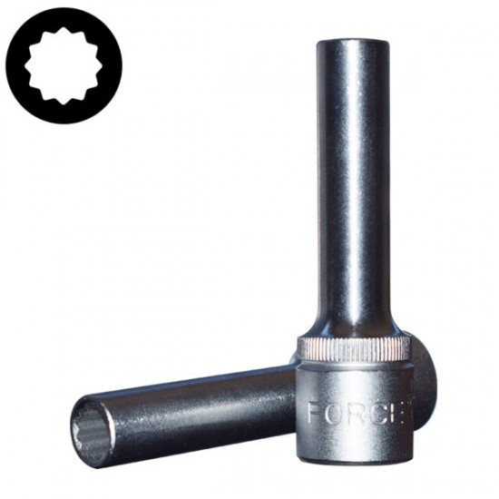 Καρυδάκι μακρύ πολύγωνο 1/2'' 14mm FORCE