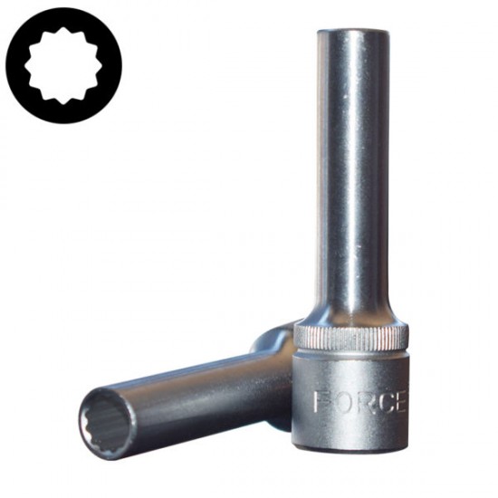 Καρυδάκι μακρύ πολύγωνο 1/2'' 15mm FORCE
