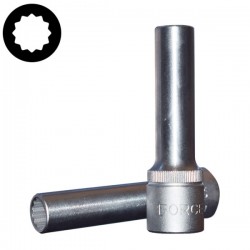 Καρυδάκι μακρύ πολύγωνο 1/2'' 17mm FORCE