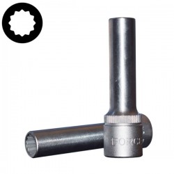 Καρυδάκι μακρύ πολύγωνο 1/2'' 20mm FORCE