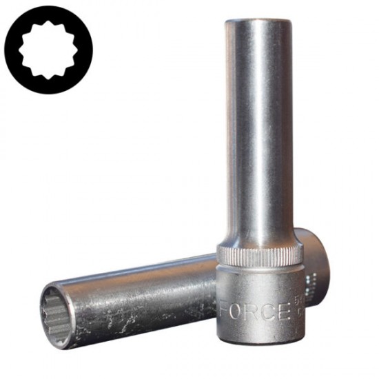 Καρυδάκι μακρύ πολύγωνο 1/2'' 24mm FORCE