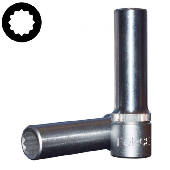 Καρυδάκι μακρύ πολύγωνο 1/2'' 27mm FORCE