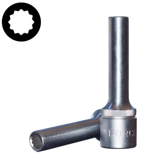 Καρυδάκι μακρύ πολύγωνο 1/2'' 9mm FORCE