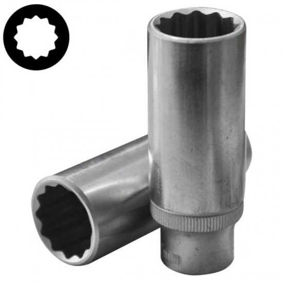 Καρυδάκι μακρύ πολύγωνο 3/8'' 19mm FORCE