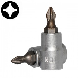 Καρυδάκι μύτη 1/4'' PH 1x32mm FORCE