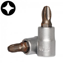 Καρυδάκι μύτη 1/4'' PH 3x32mm FORCE