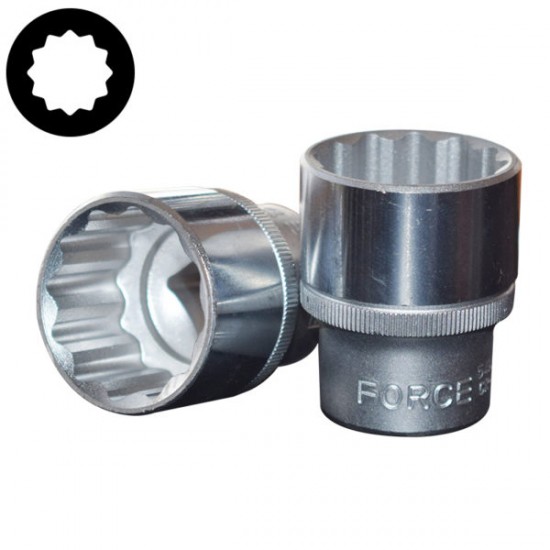 Καρυδάκι πολύγωνο 1/2'' 29mm FORCE