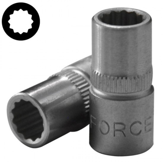 Καρυδάκι πολύγωνο 1/4'' 9mm FORCE