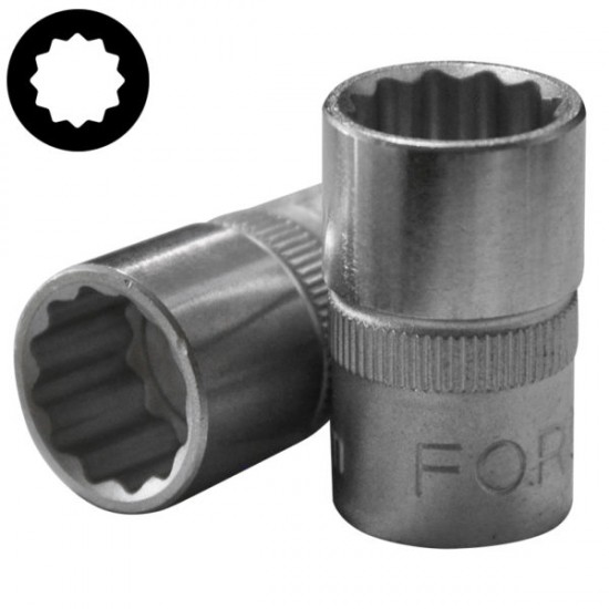 Καρυδάκι πολύγωνο 3/8'' 13mm FORCE
