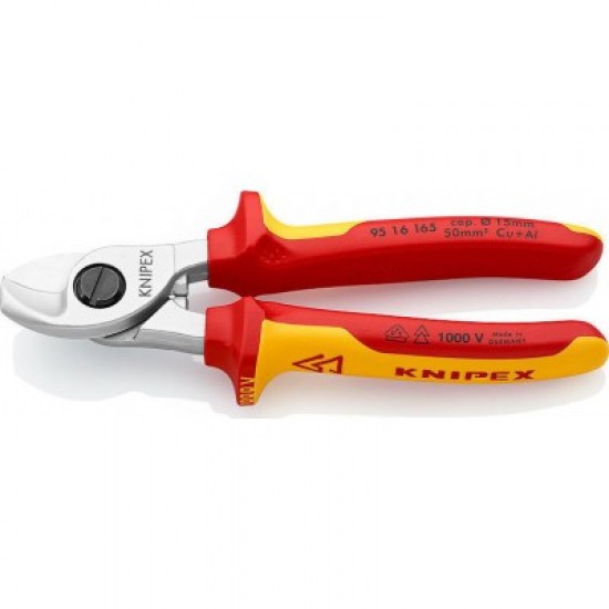 Κόφτης καλωδίων 1000V 165mm KNIPEX 9516165