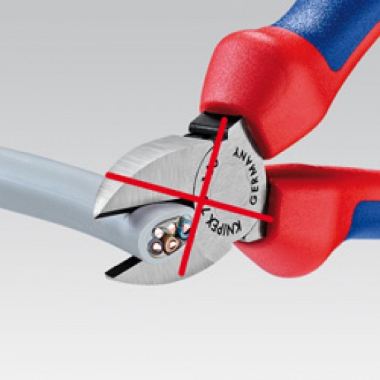 Κόφτης καλωδίων με βαριά μόνωση 165mm KNIPEX 9512165