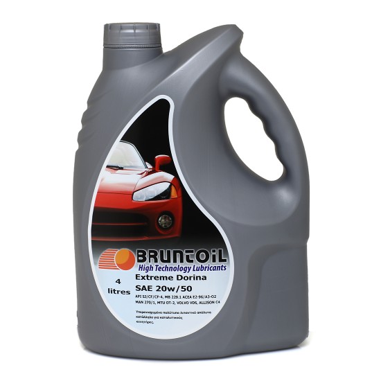 Λάδι 20W-50 4L βενζίνης EXTREME DORINA BRUNTOIL | Mastras