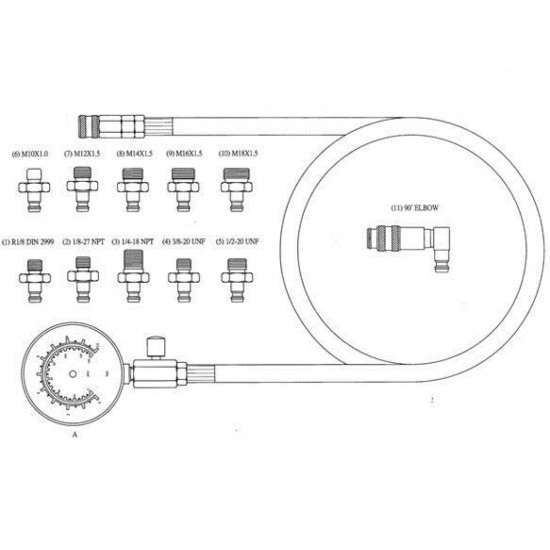 Πιεσόμετρα λαδιού TORIN TRHS-A3453