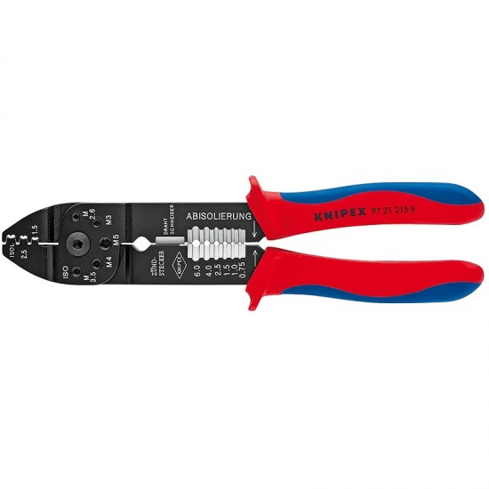 Πρέσα ακροδεκτών 230mm KNIPEX 9721215B Πρέσα ακροδεκτών 230mm KNIPEX 9721215B