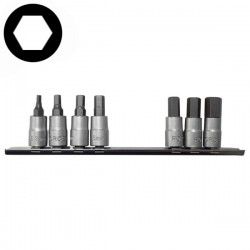 Σετ καρυδάκια allen 1/4'' 3-10mm FORCE Σετ καρυδάκια allen 1/4'' 3-10mm FORCE