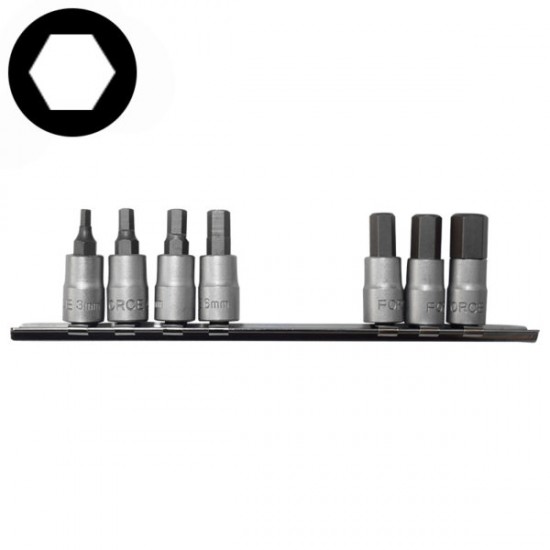 Σετ καρυδάκια allen 1/4'' 3-10mm FORCE