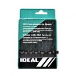 Τρυπάνια αέρος σετ 13 τεμ. (2-8mm) HSS DIN 338 PTG