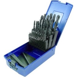 Τρυπάνια αέρος σετ 19 τεμ. (1-10mm) HSS DIN 338 PTG
