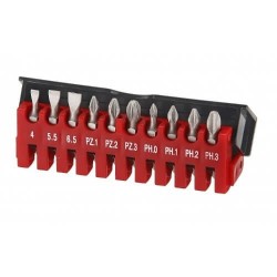 Σετ μύτες 1/4'' (10τεμάχια) FORCE Σετ μύτες 1/4'' (10τεμάχια) FORCE