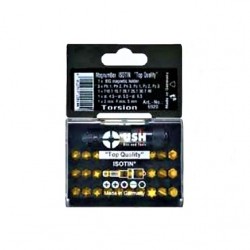 Σετ μύτες ΤΙΤΑΝΙΟΥ 1/4'' (31 τεμάχια) USH Γερμανίας Σετ μύτες ΤΙΤΑΝΙΟΥ 1/4'' (31 τεμάχια) USH Γερμανίας