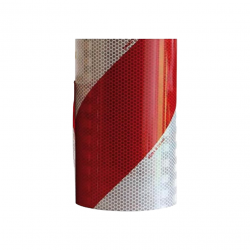 Αντανακλαστική ταινία 10cmX3m (άσπρο-κόκκινο) 3Μ 823